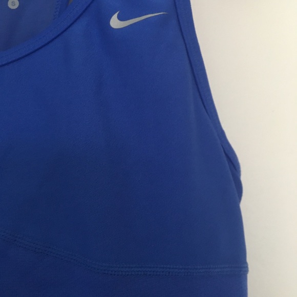 NIKE DRI-FIT Blue Sports Tank Top - Picture 3 of 9